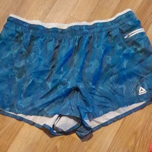Reebok Camo Blue Running Shorts